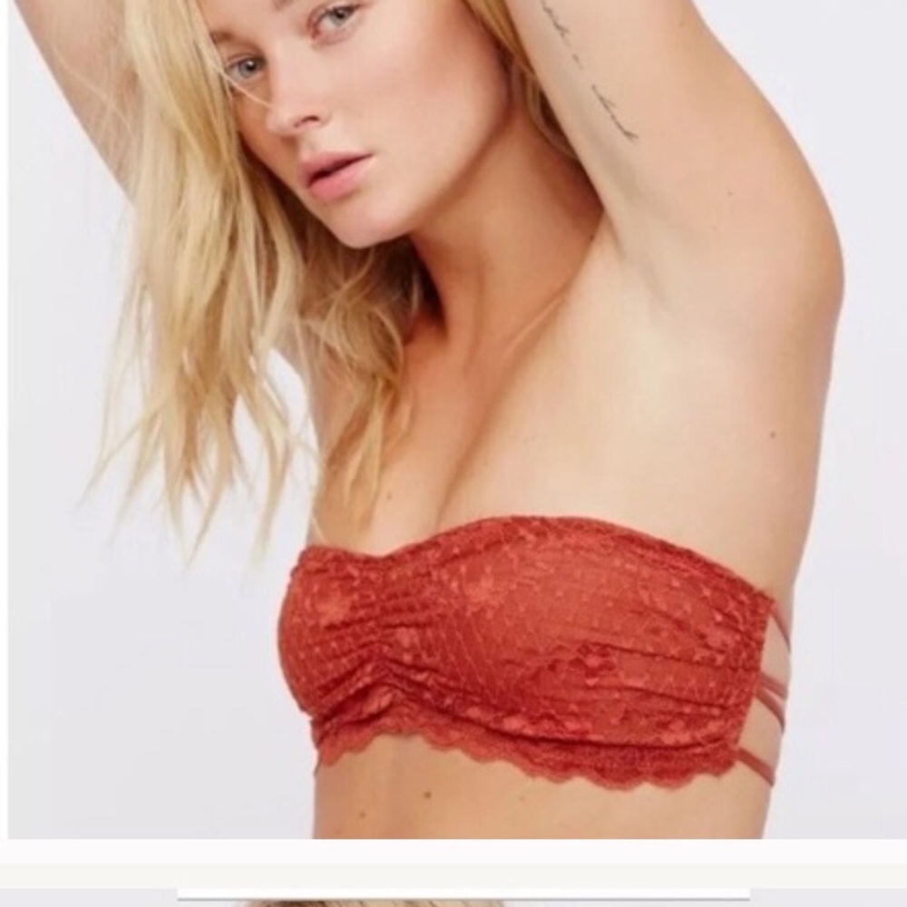 NWT Free People Terracotta colored bandeau Sz Med